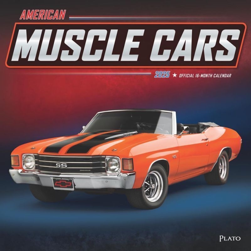 Browntrout American Muscle Cars OFFICIAL 2025 12 X 12 Wall Calendar W EBay