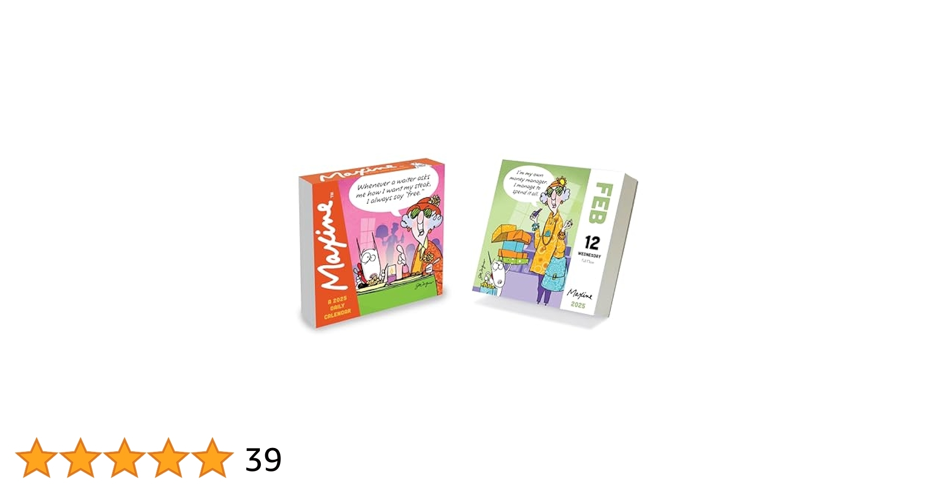 Cal 2025 Maxine Daily Desktop John Wagner 9798889611301 Amazon Books