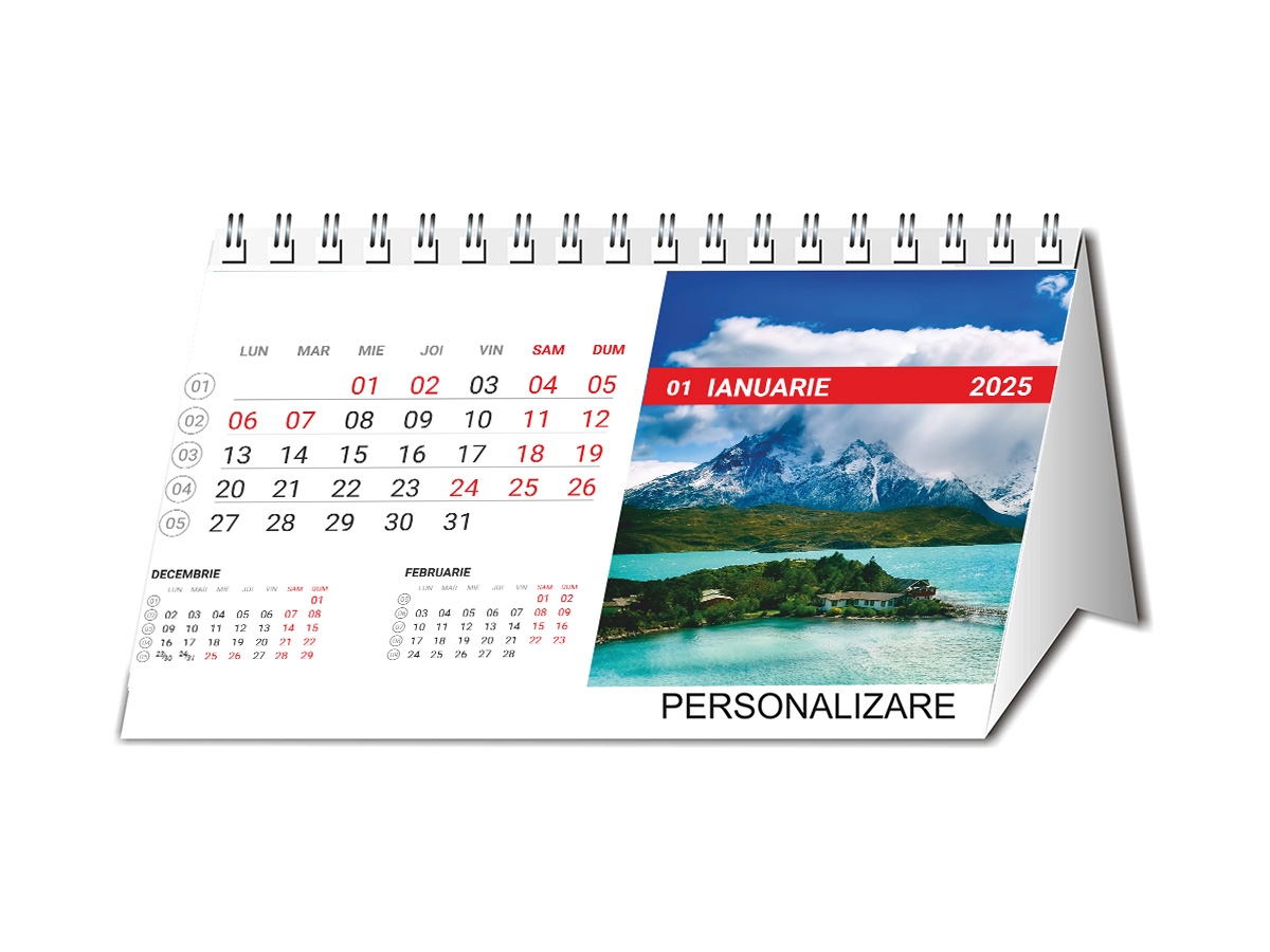 Calendar 2025 De Birou Peisaje Arhi Design
