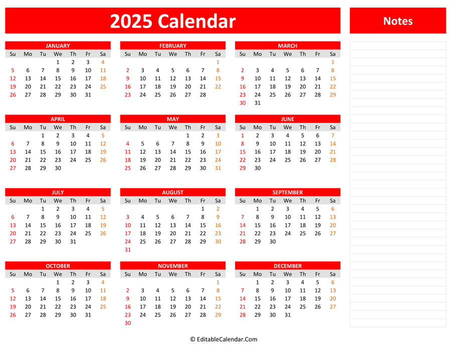 2025 Calendar Download Hd