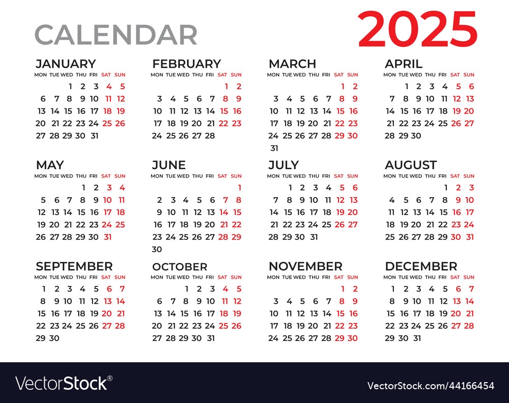 Calendar 2025 Yearly Planner Wesley Abbot