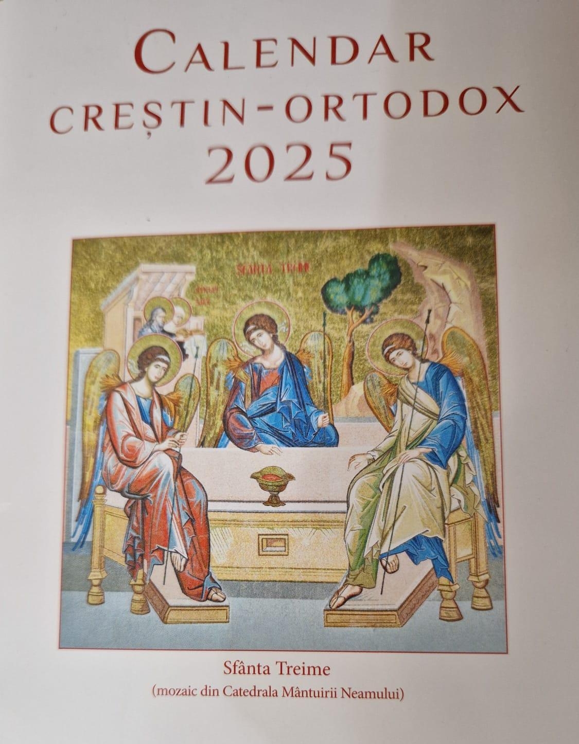 Calendar 2025 Ortodox August