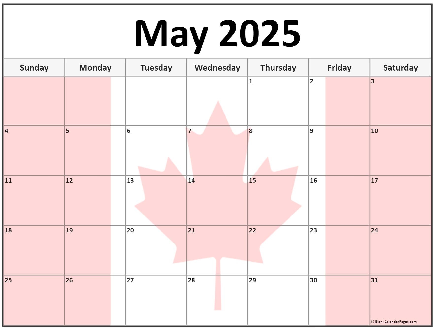 Calendar For 2025 Canada Rachid Pascal