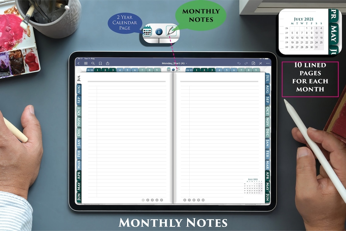Calendar Goodnotes 2025 Free Eva Gagnon