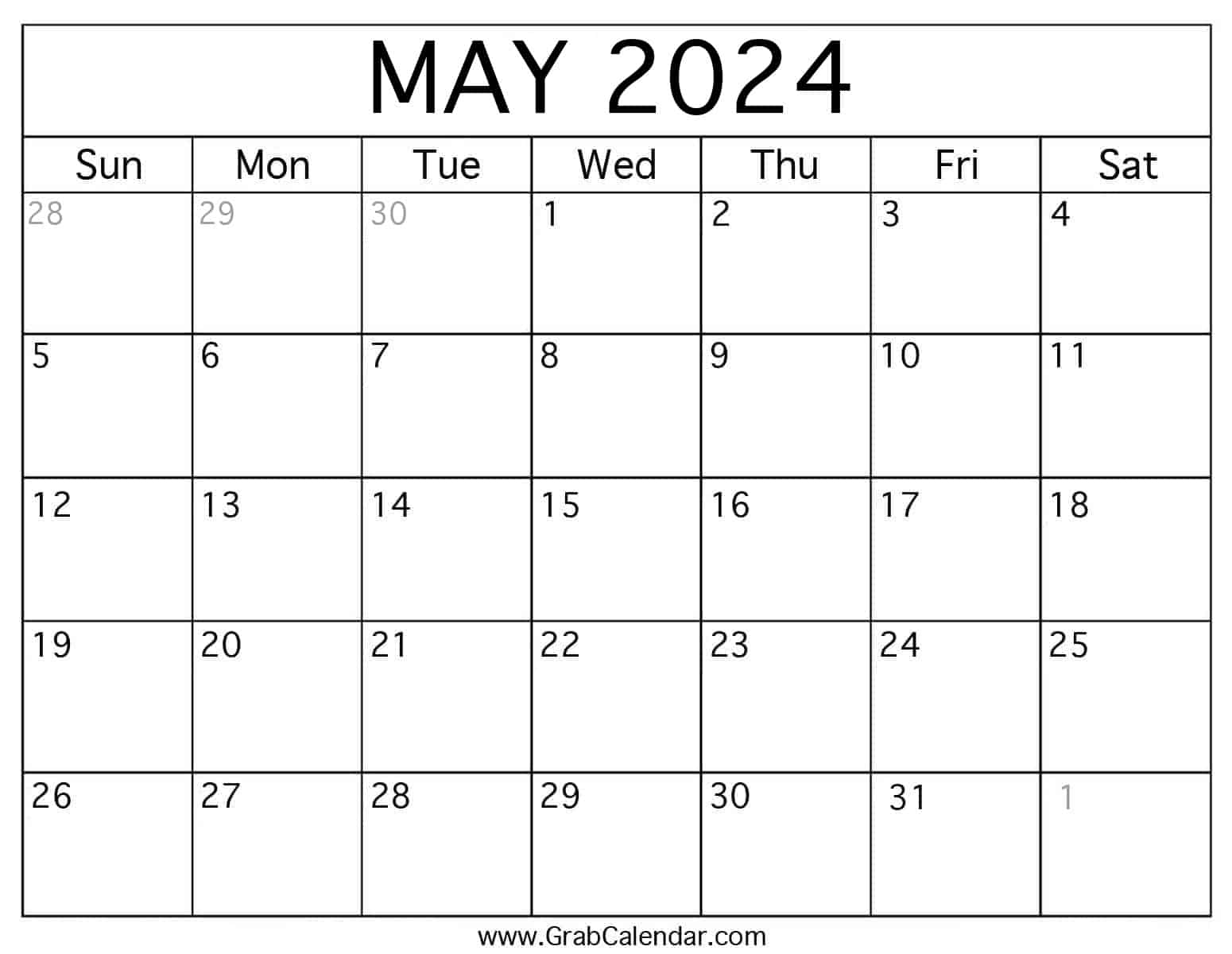 Calendar May 2025 Editable Template Phoenix Brooks