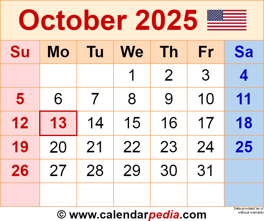 Calendar October 2025 To February 2025 Pdf August M Lund