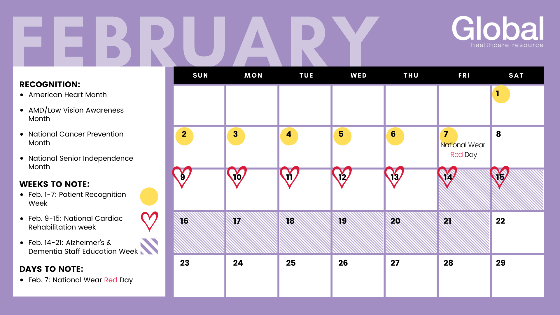 Calendar Of Awareness Months 2025 Cesar L Soto