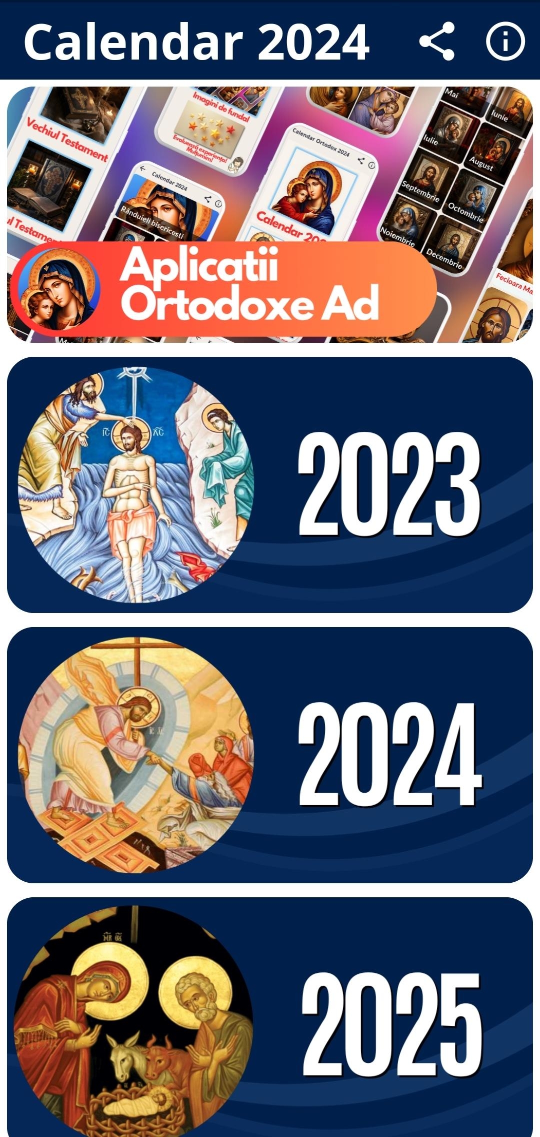 Download Calendar Ortodox 2025