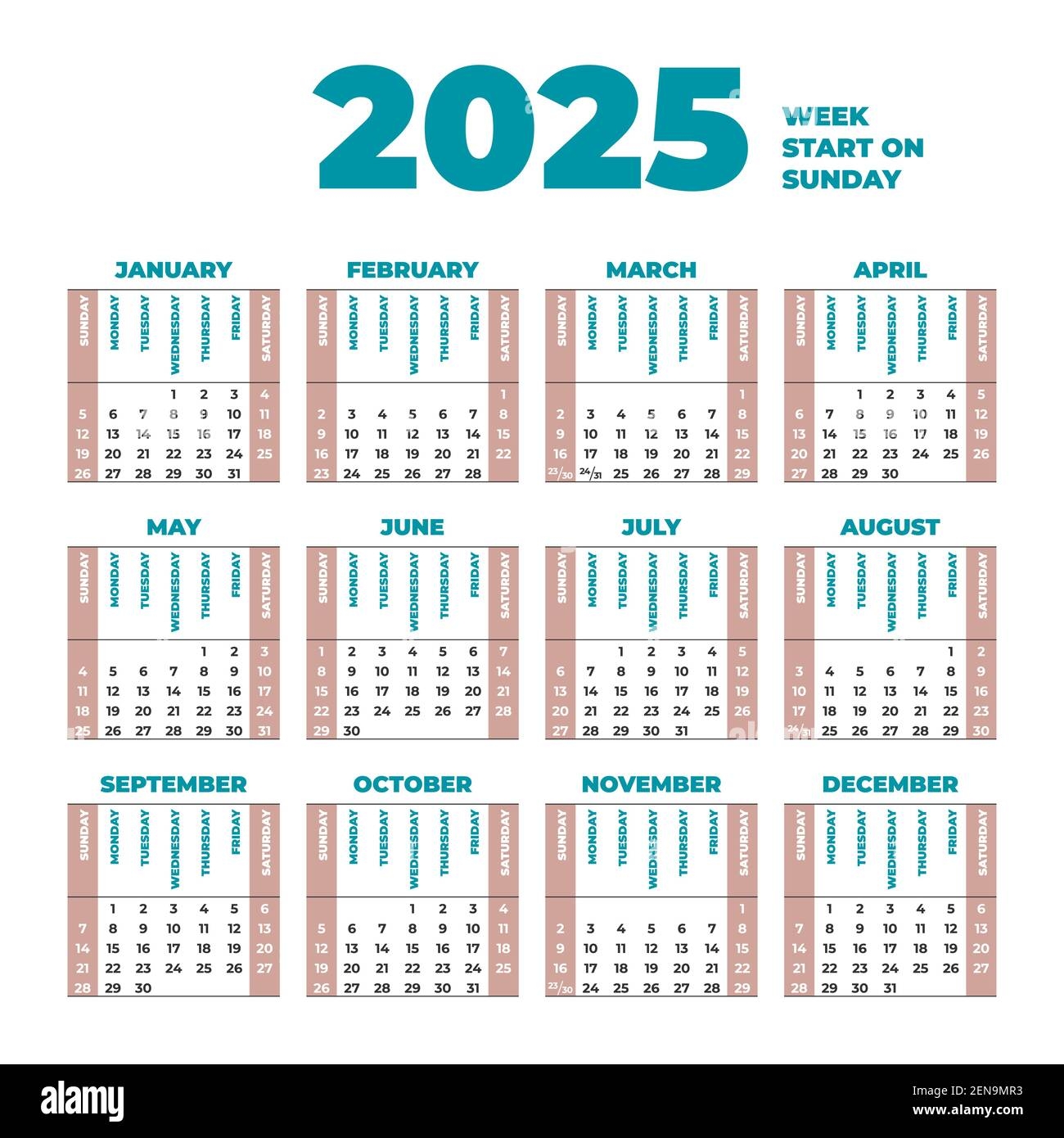 Calendar Weeks Of The Year 2025 Velma O Welch