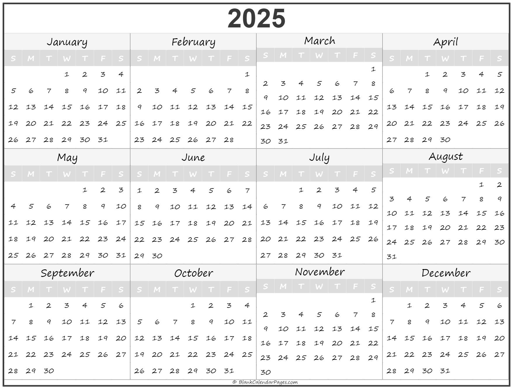 Calendar Year 2025 2025 Leon D Vincent