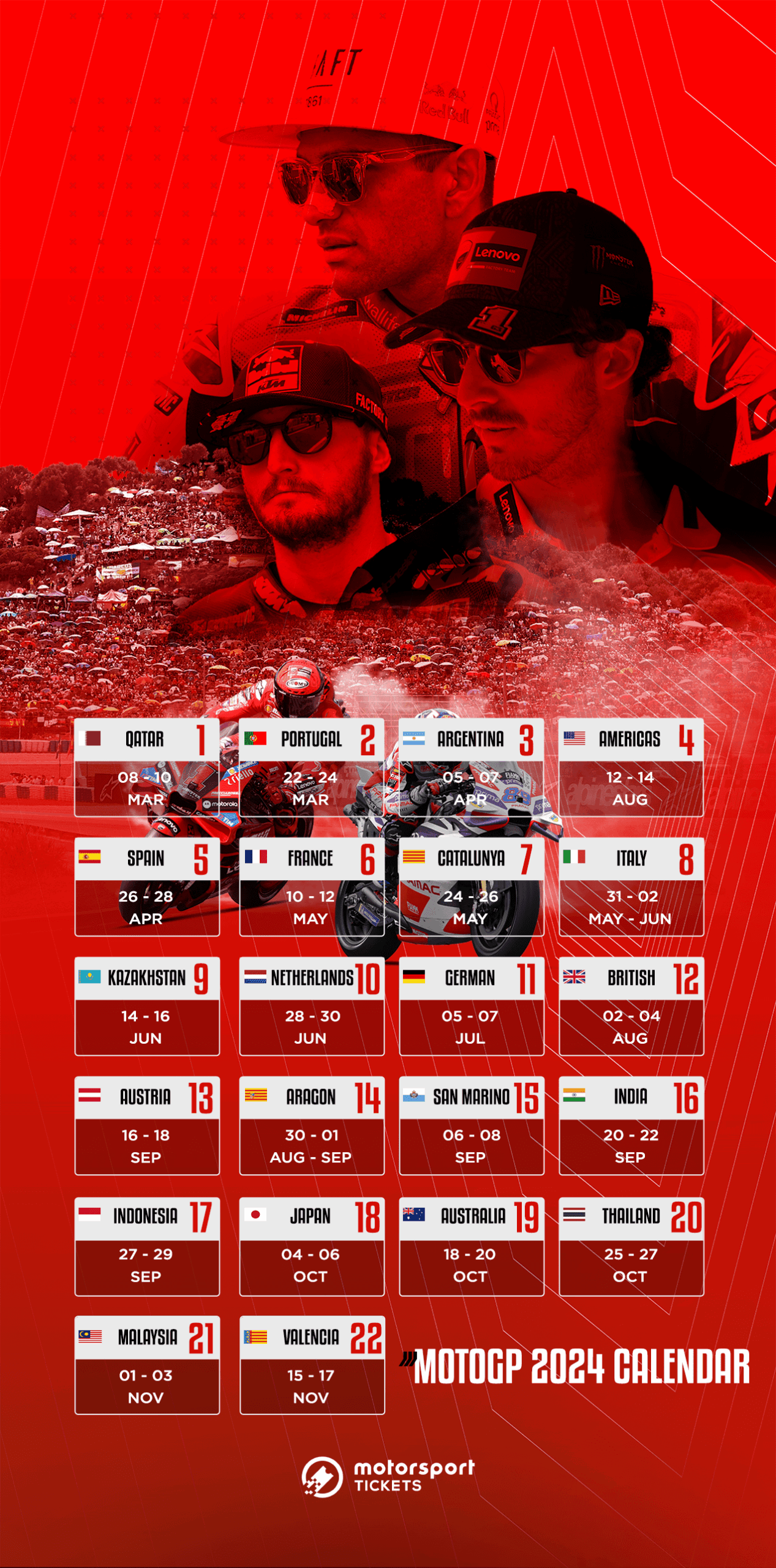 Calendario Oficial Motogp 2025 Tristan L Pettigrew