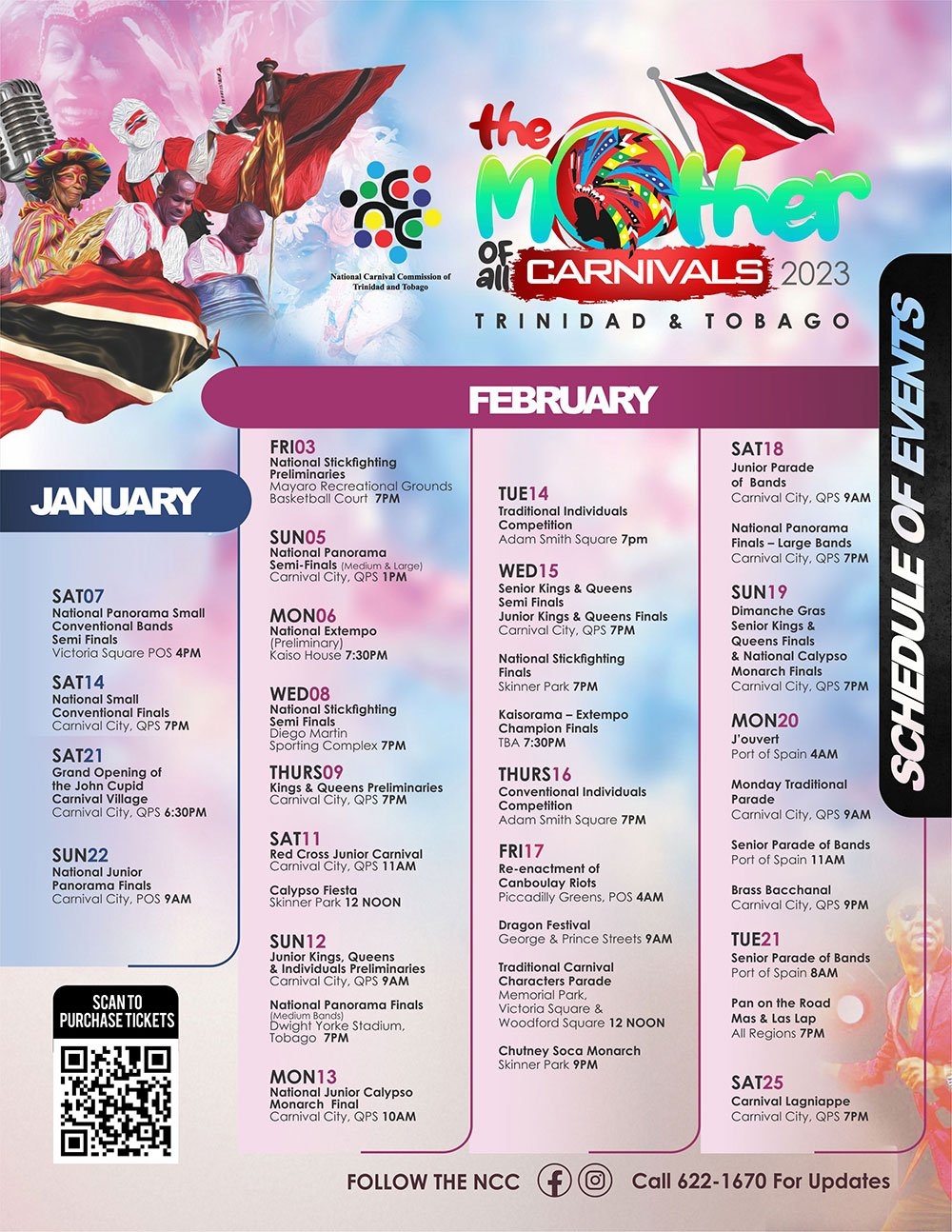 Carnival 2025 Calendar Melissa W Dunn