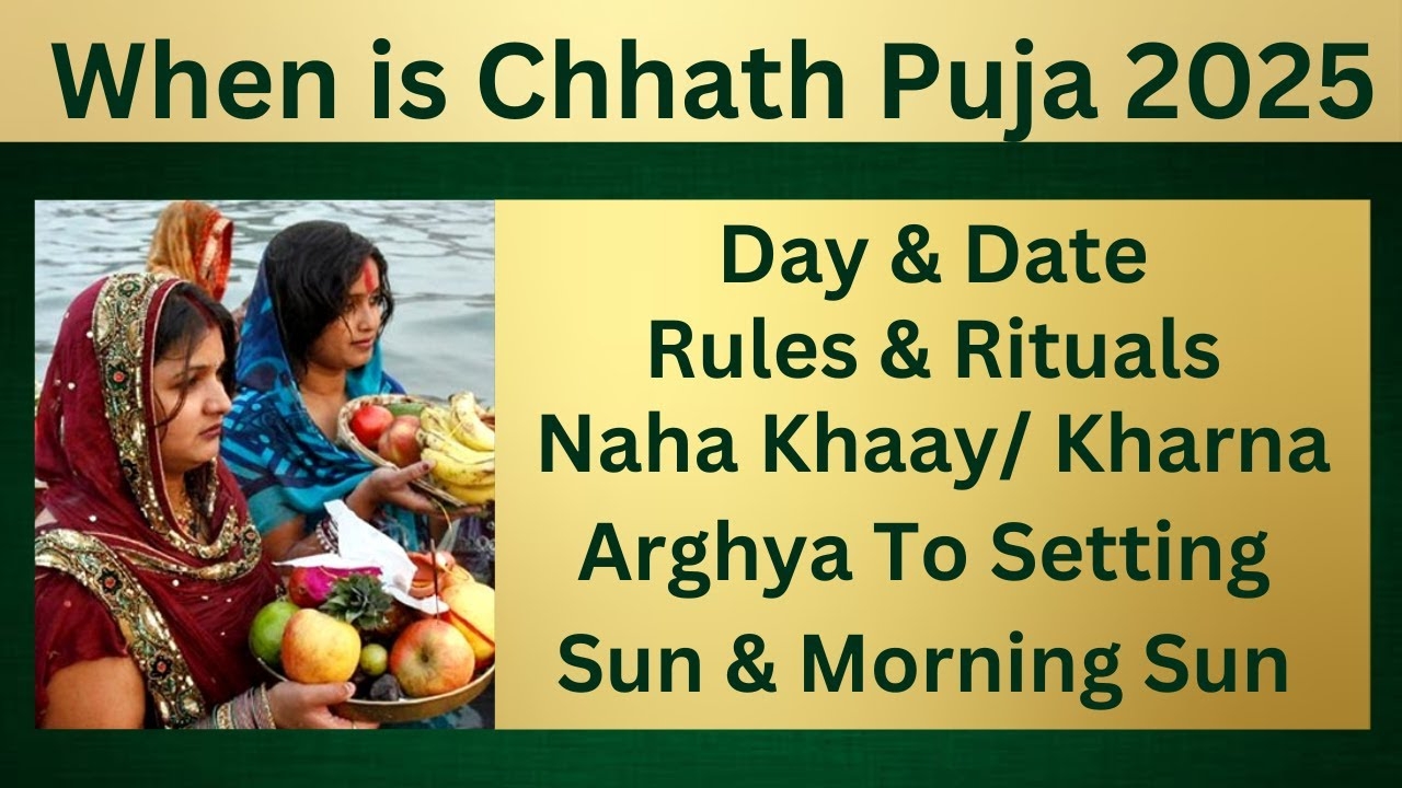 Calendar 2025 Chhath Puja Date