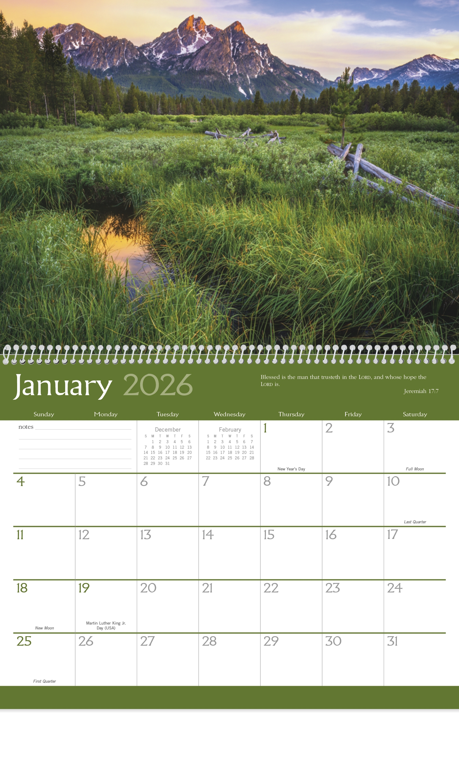 Christian Event Calendar 2025 Martin R Rasmussen