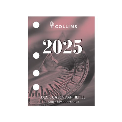 Collins Desk Calendar Refill 2025 Glenn Melonie