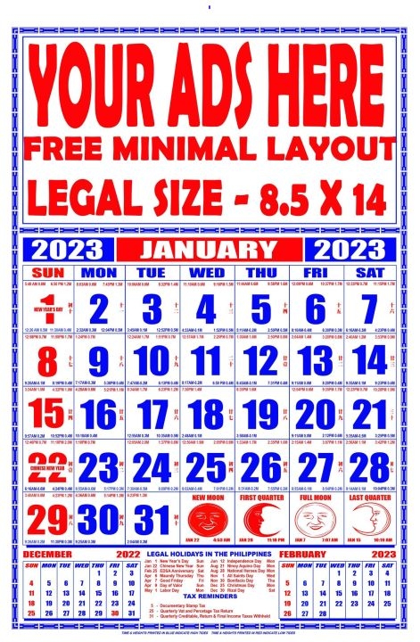 Free Download Commercial Calendar 2025