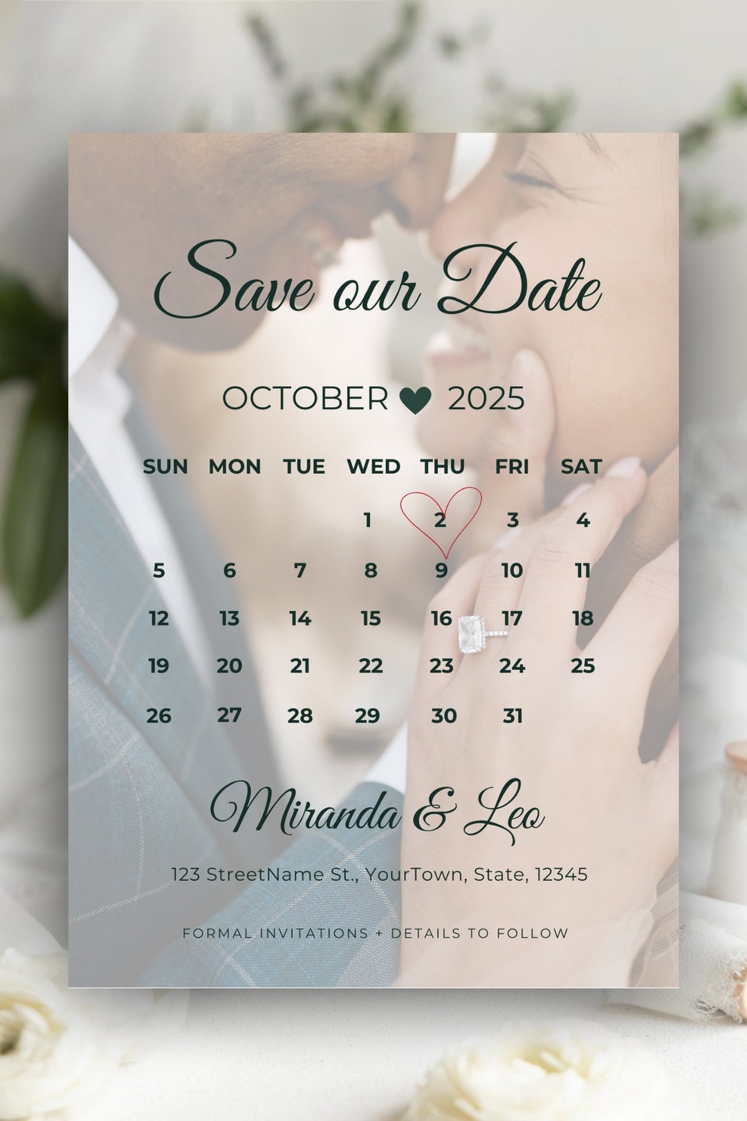 Custom 2025 Save The Date 2024 Link In Description Etsy