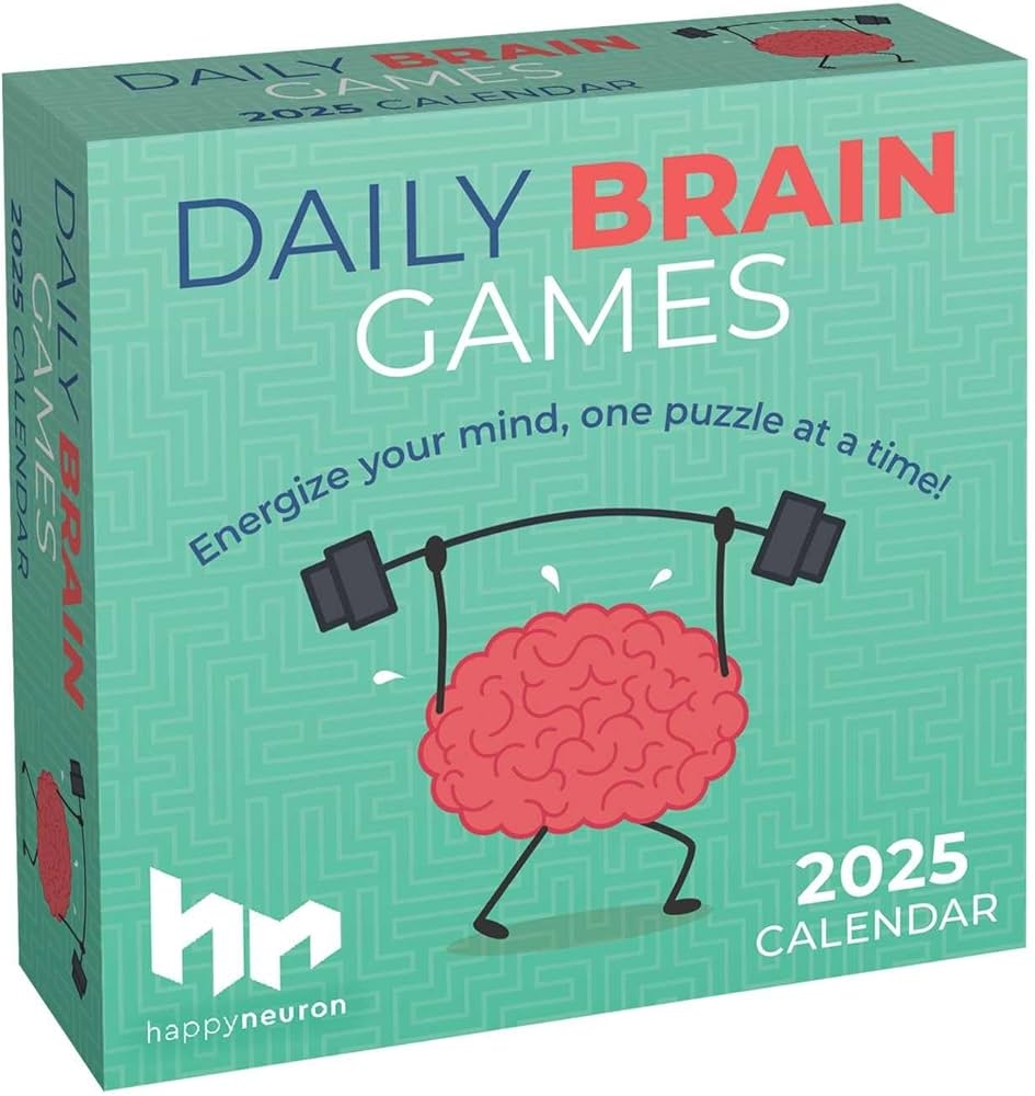 Daily Brain Games 2025 Day to Day Calendar Energize Your Mind One Puzzle At A Time HappyNeuron 9781524889340 Amazon Books