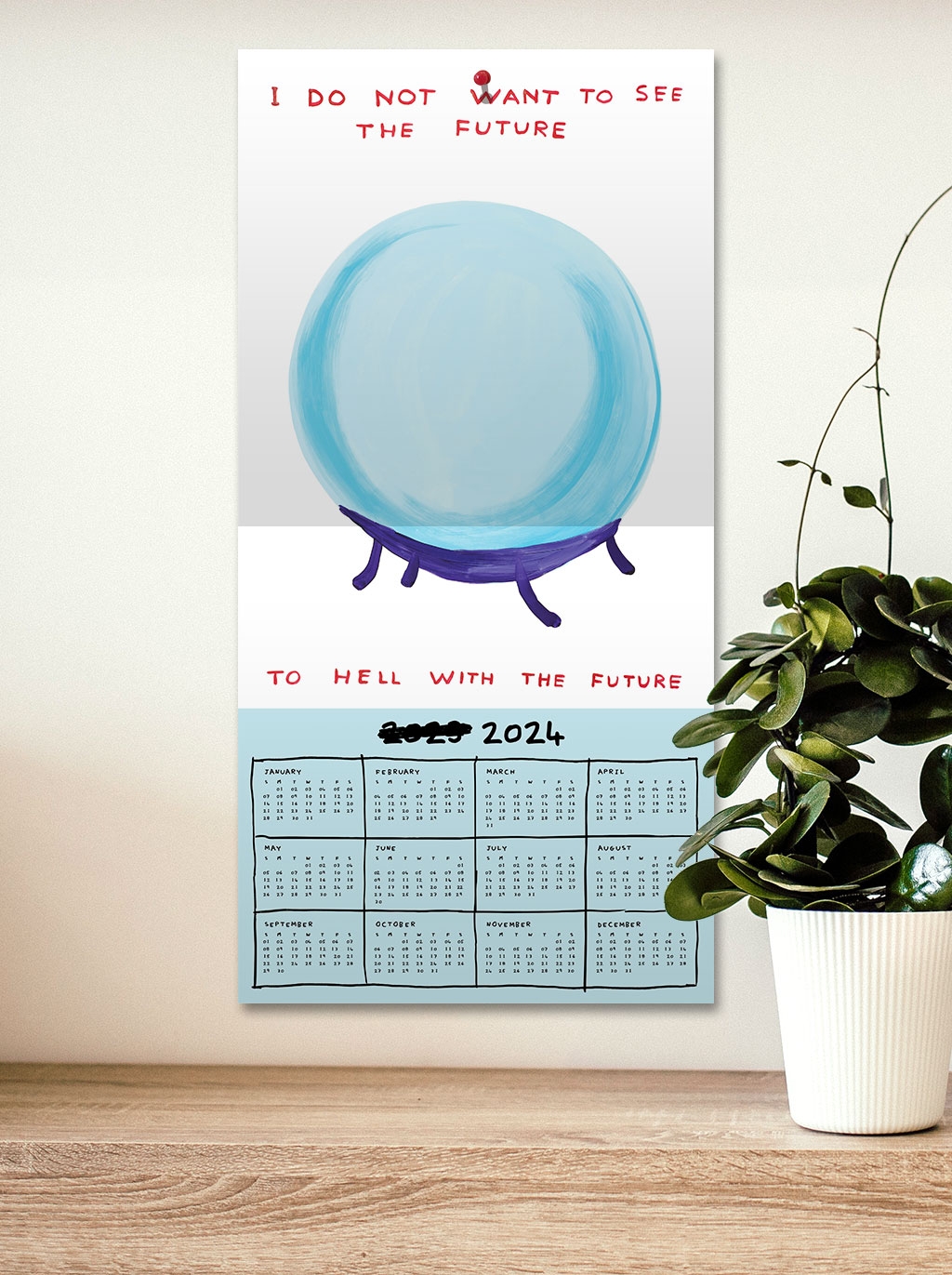 David Shrigley 2025 Calendar Inga Ursala