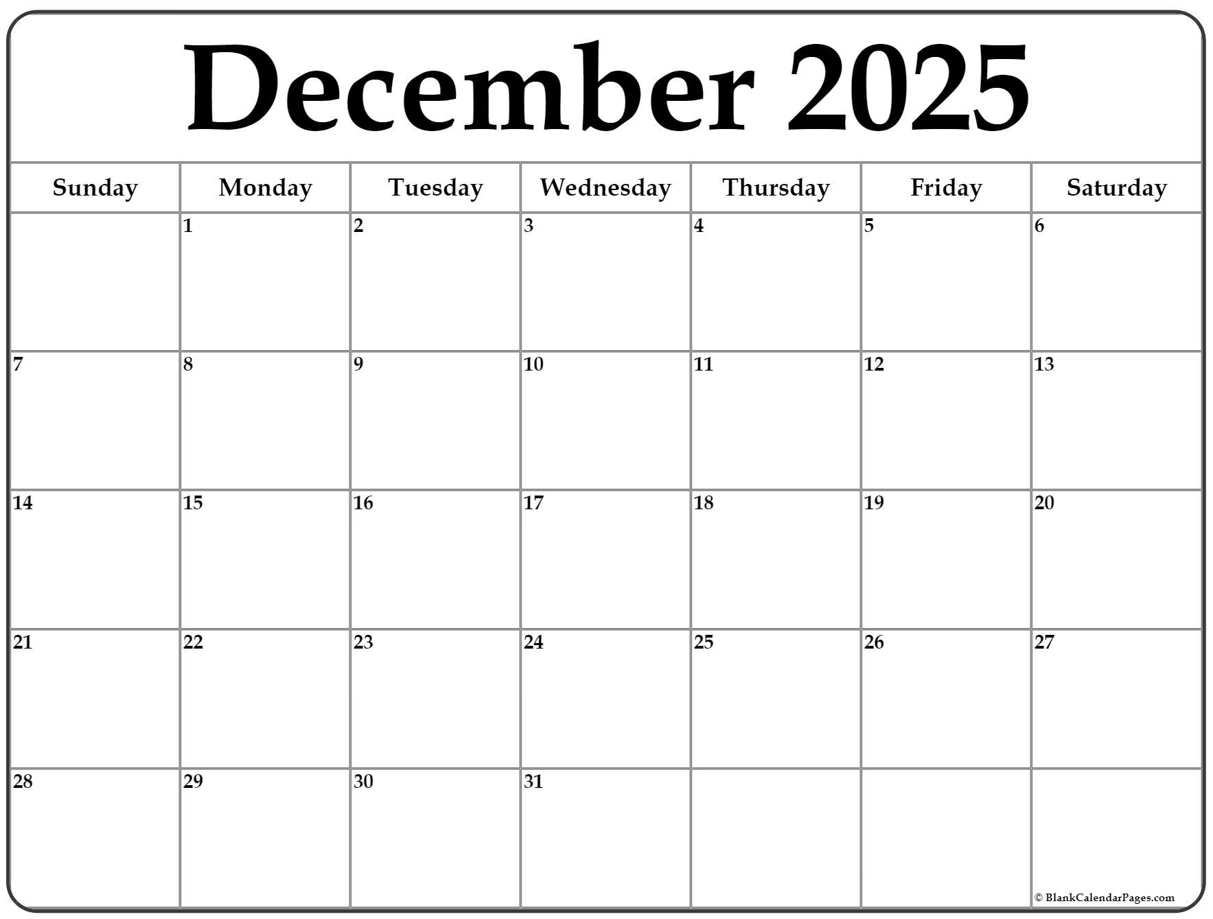 Dec 2025 Printable Calendar Free Mary Liu