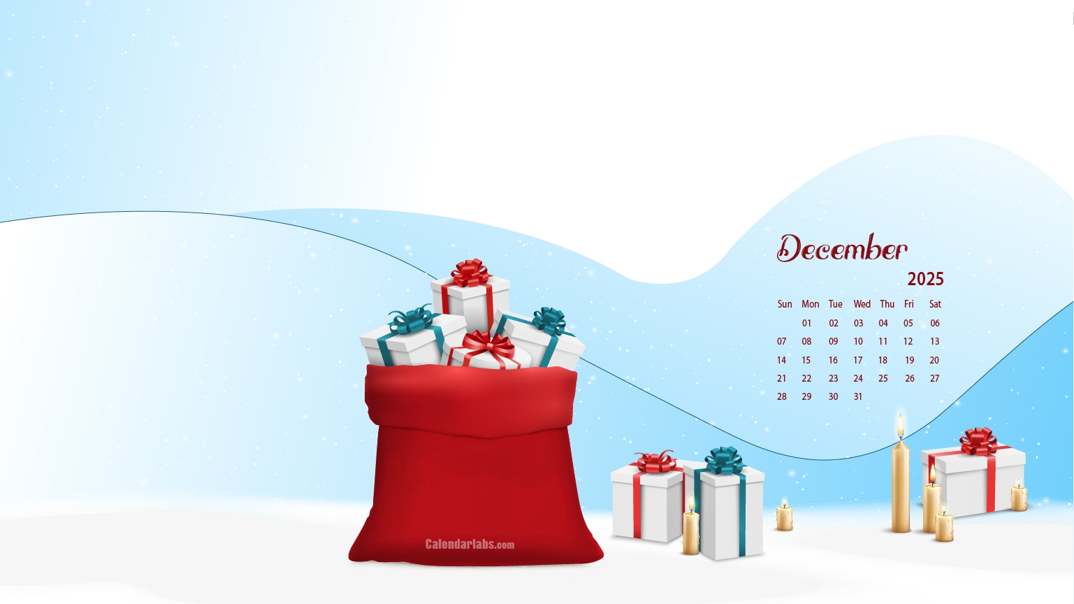 December 2025 Desktop Wallpaper Calendar CalendarLabs