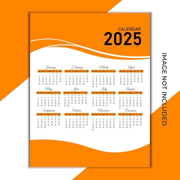 Designed Calendar 2025 Aaron S Moore