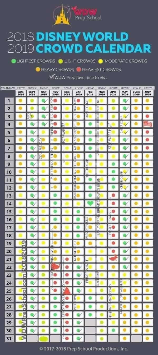 Disney World 2025 Crowd Calendar Raymond Cooper