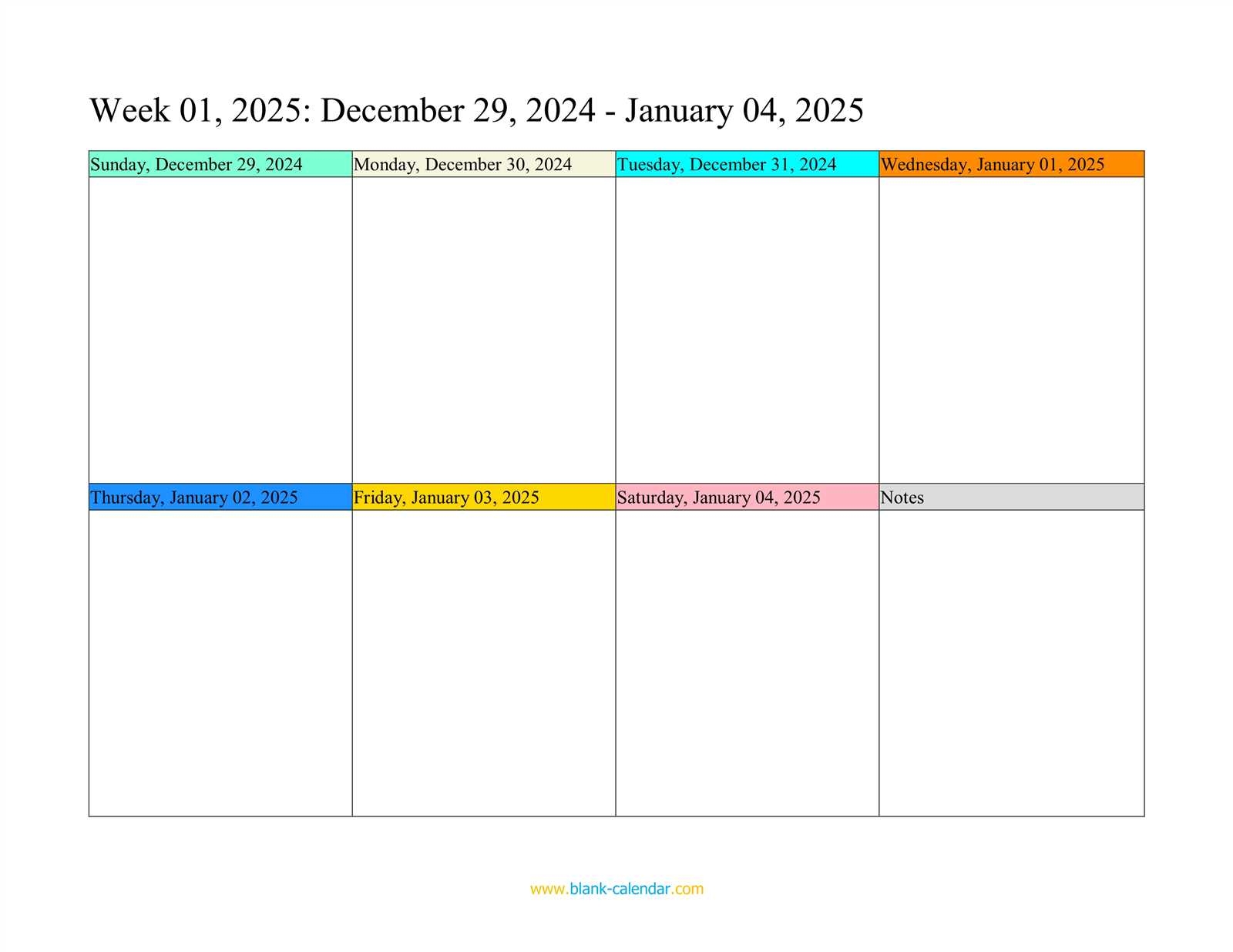 Download Your 2025 Training Calendar Template For Effective Planning