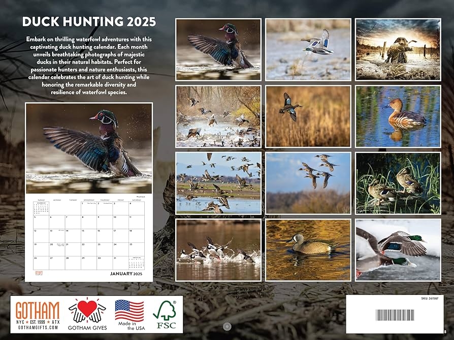 Ducks Unlimited Calendar 2025 Ezra Coleman