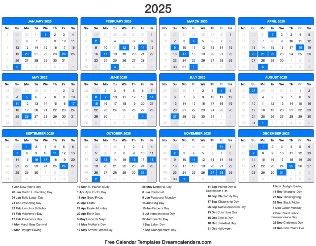 Easter 2025 Calendar With Holidays Calendars 2025
