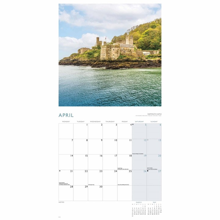 English Heritage Historic Houses Gardens And Castles Calendar 2025 