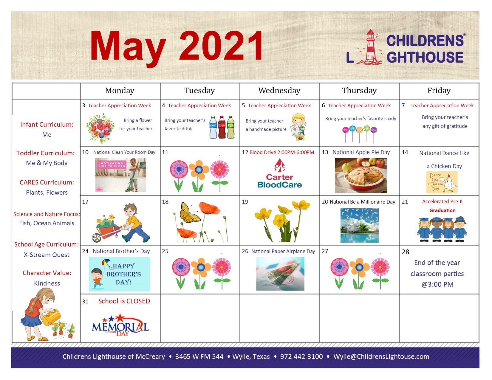 Event Calendar For Childcare 2025 Near Me Emalee Alexandra