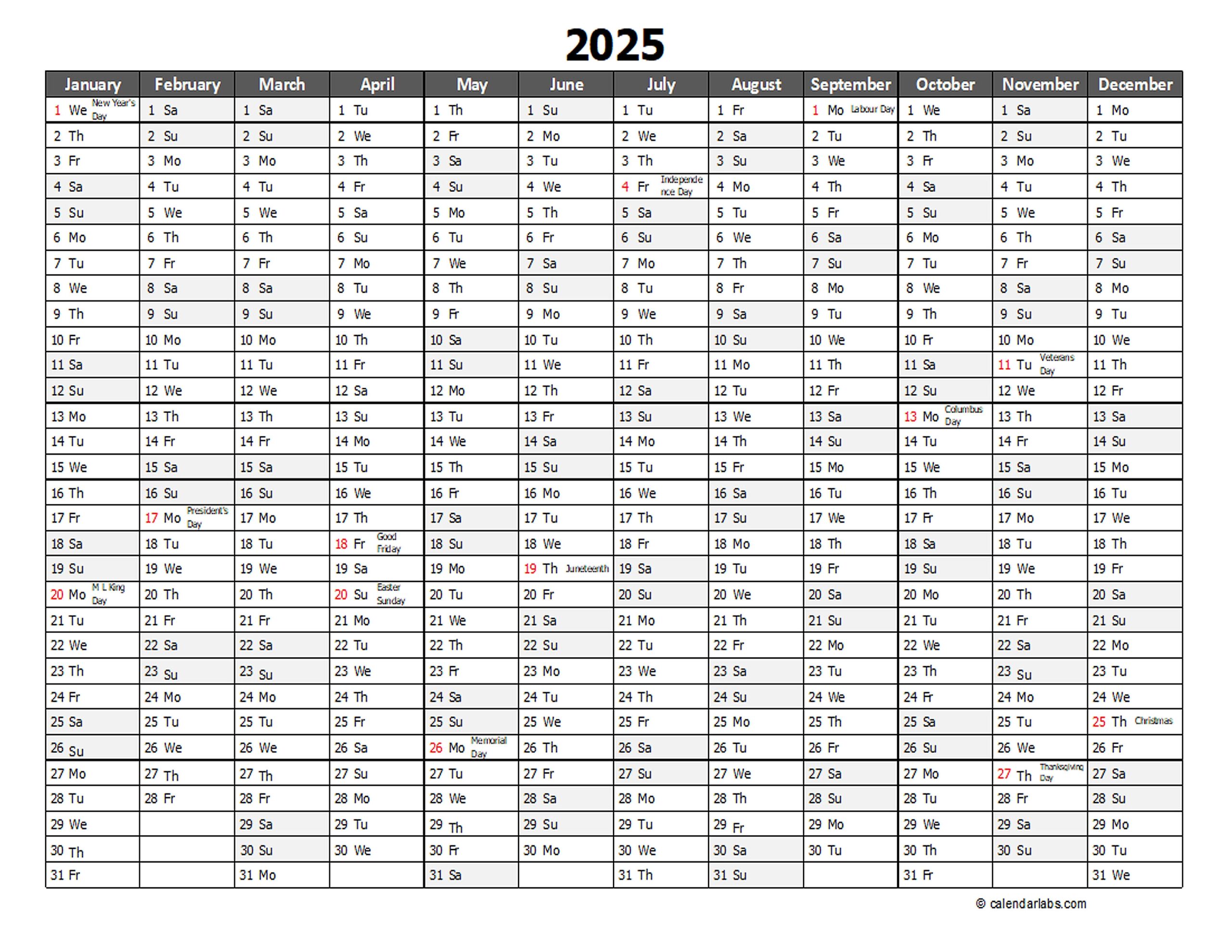Excel Calendar Template For 2025 A Comprehensive Guide To Planning And