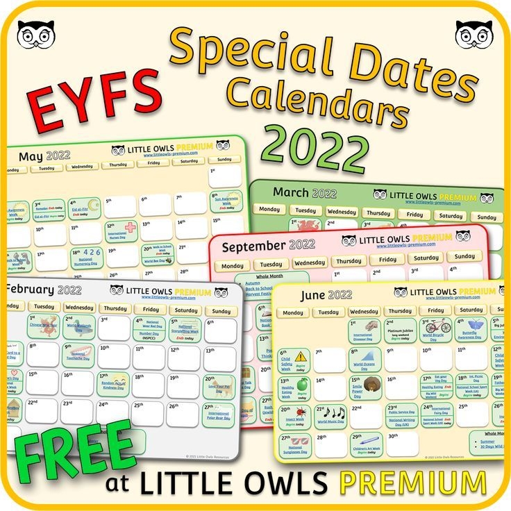 Eyfs Events Calendar 2025 Kristy W Hammack