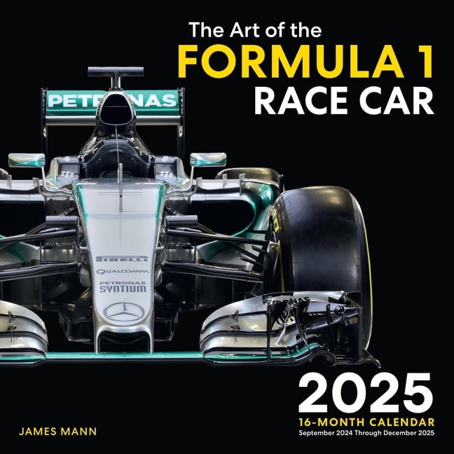 Formula One Desk Calendar 2025 Samira Hope