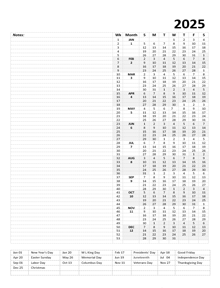 Free 2025 Business Calendar Templates CalendarLabs
