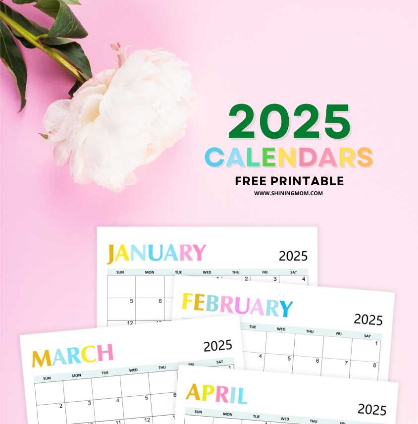 Free Printable 2025 Calendar Templates For Easy Planning