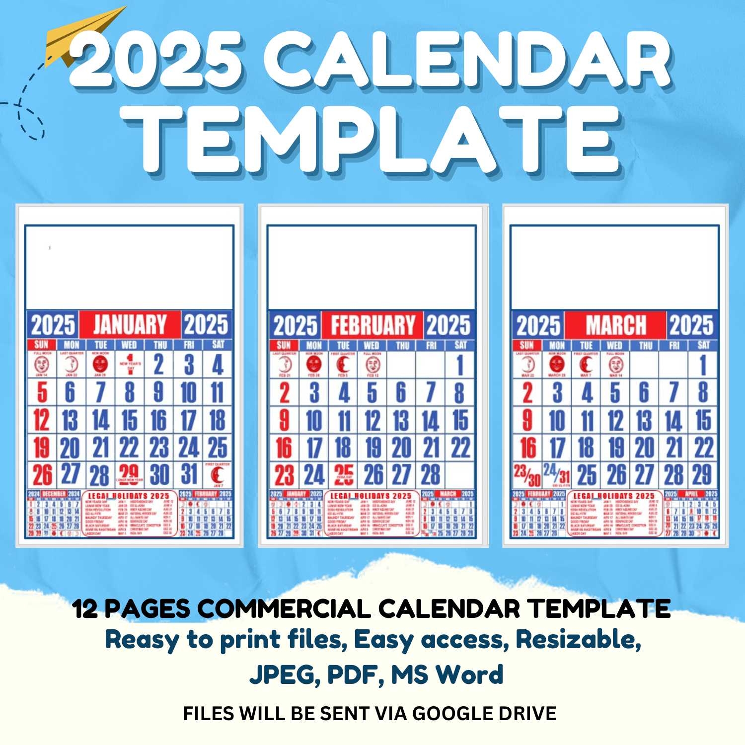 Free Printable Calendar 2025 Template For Easy Planning