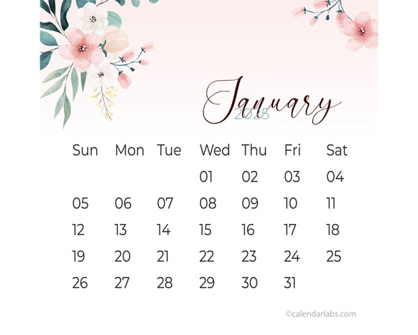 Free Printable Floral Desk Calendar 2025 Diy Mini Calendar Lich De Ban 