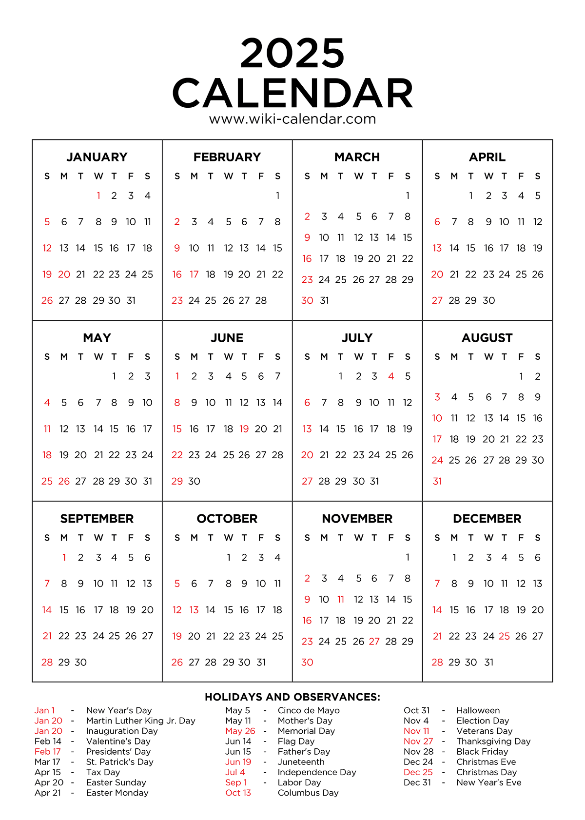 Grab Free Ultimate Printable Calendars For 2025 Calendar Gallery