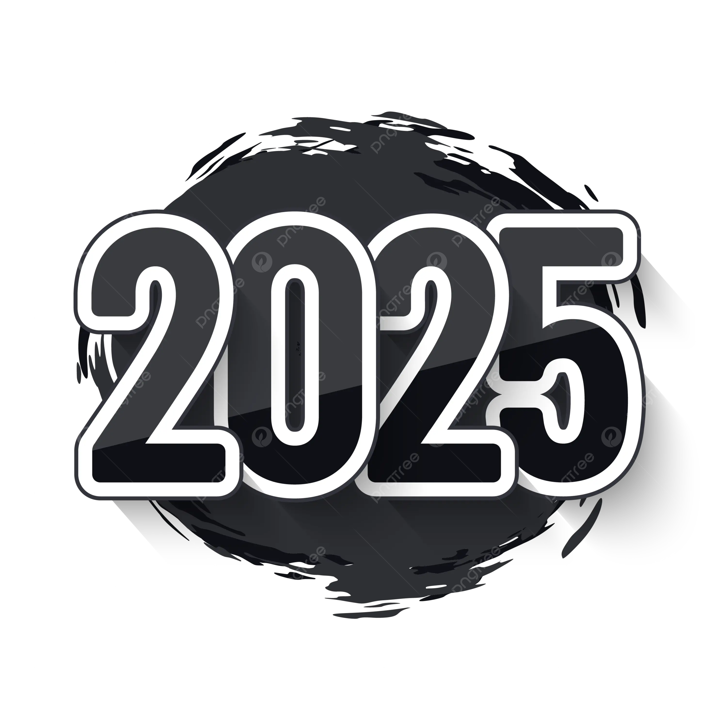 H nh nh 2025 M u en Vect PNG N m 2025 M u en 2025 M u en PNG 