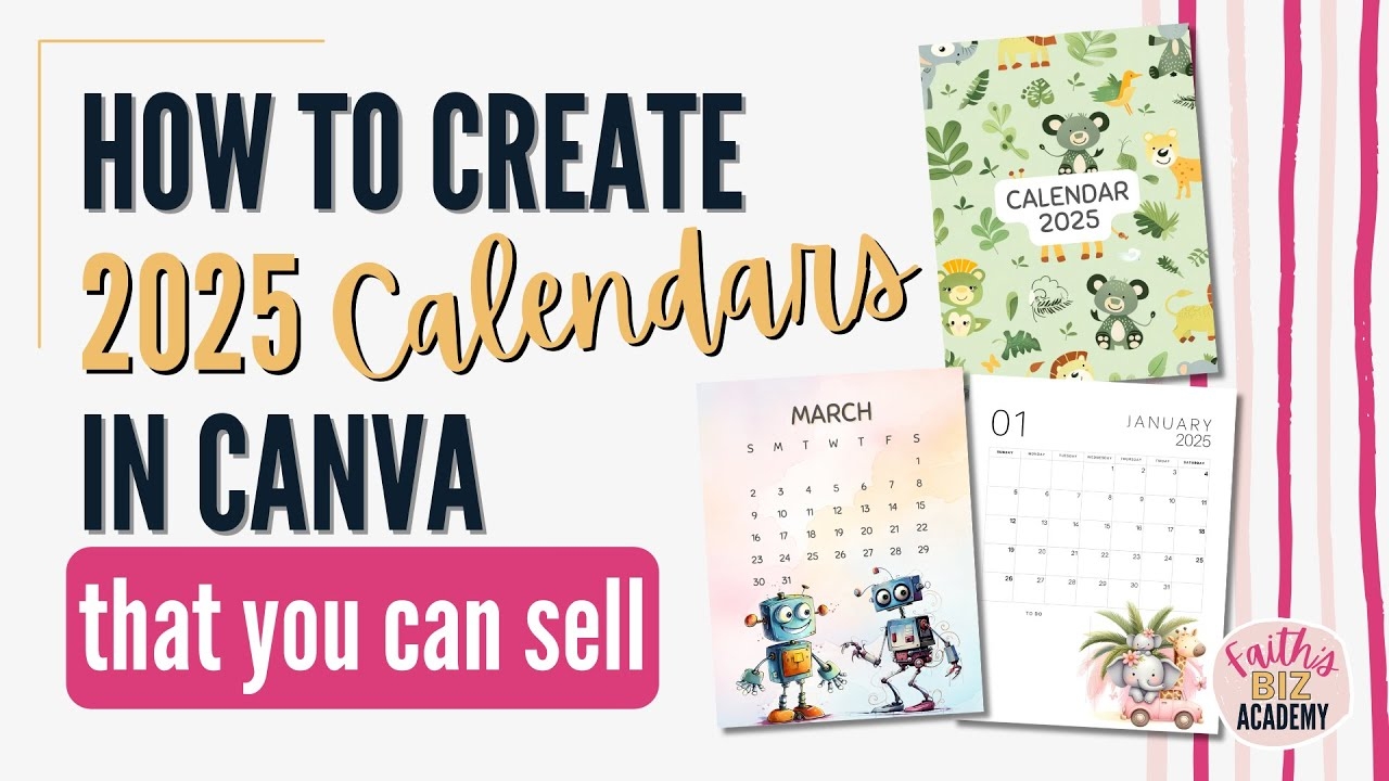 Custom Calendar 2025 Canva