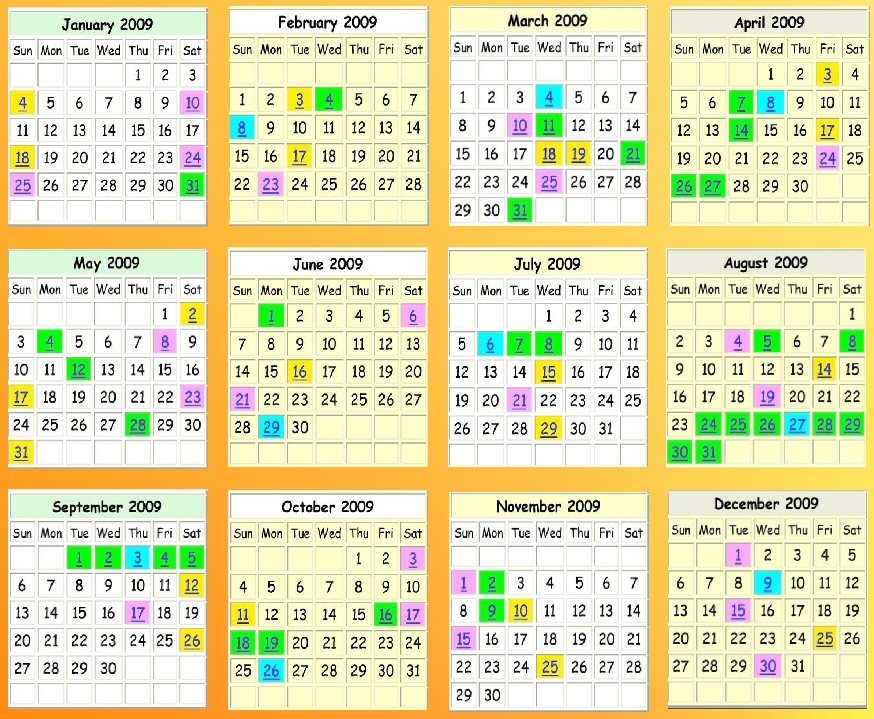Jain Tithi Calendar 2025 John S Woodward