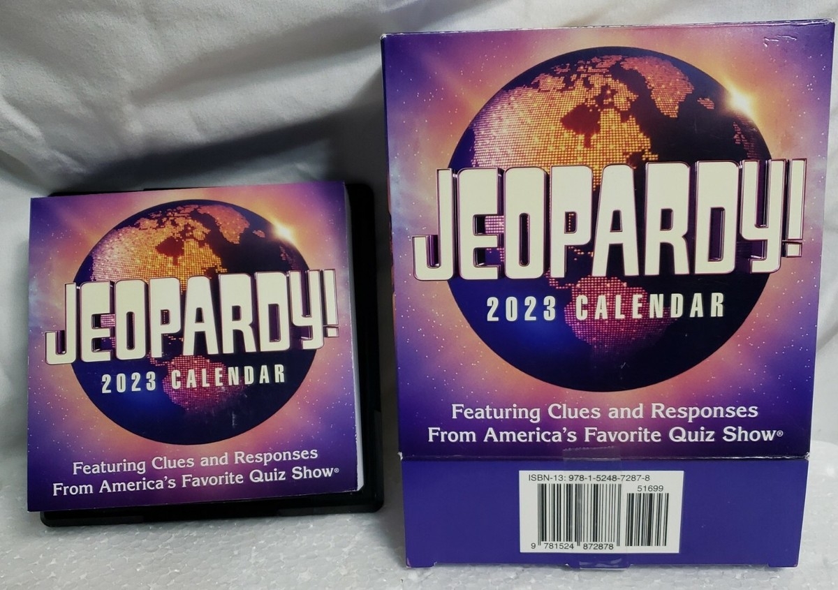 Jeopardy 2025 Desk Calendar