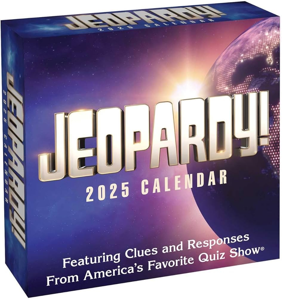 Jeopardy 2025 Day to Day Calendar Sony 9781524889852 Amazon Books