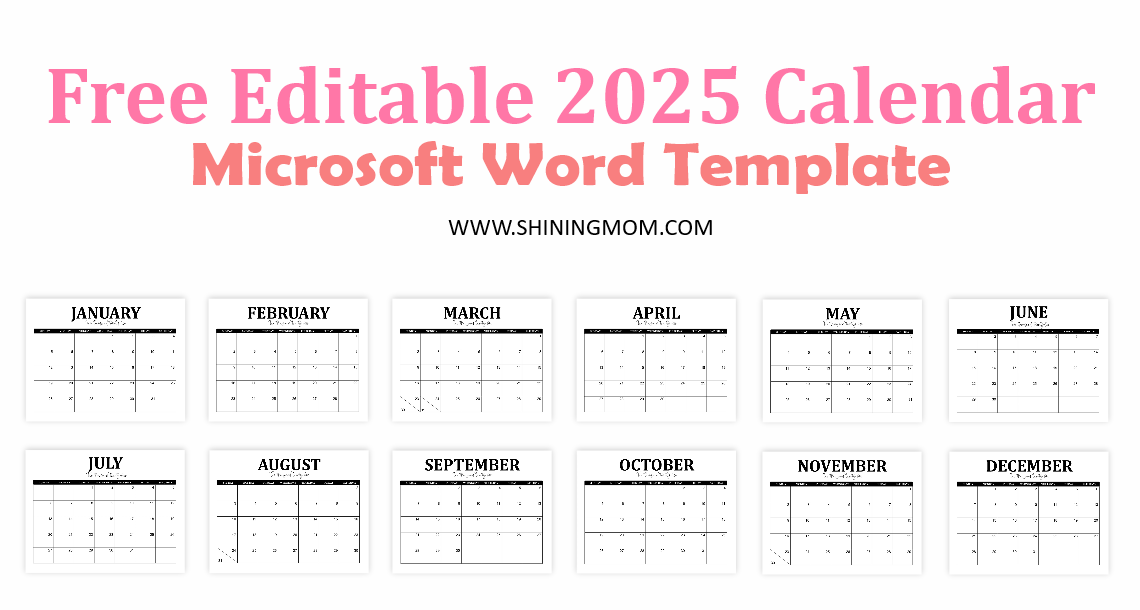 July Calendar 2025 Printable Free Editable Word Robert S Rademacher