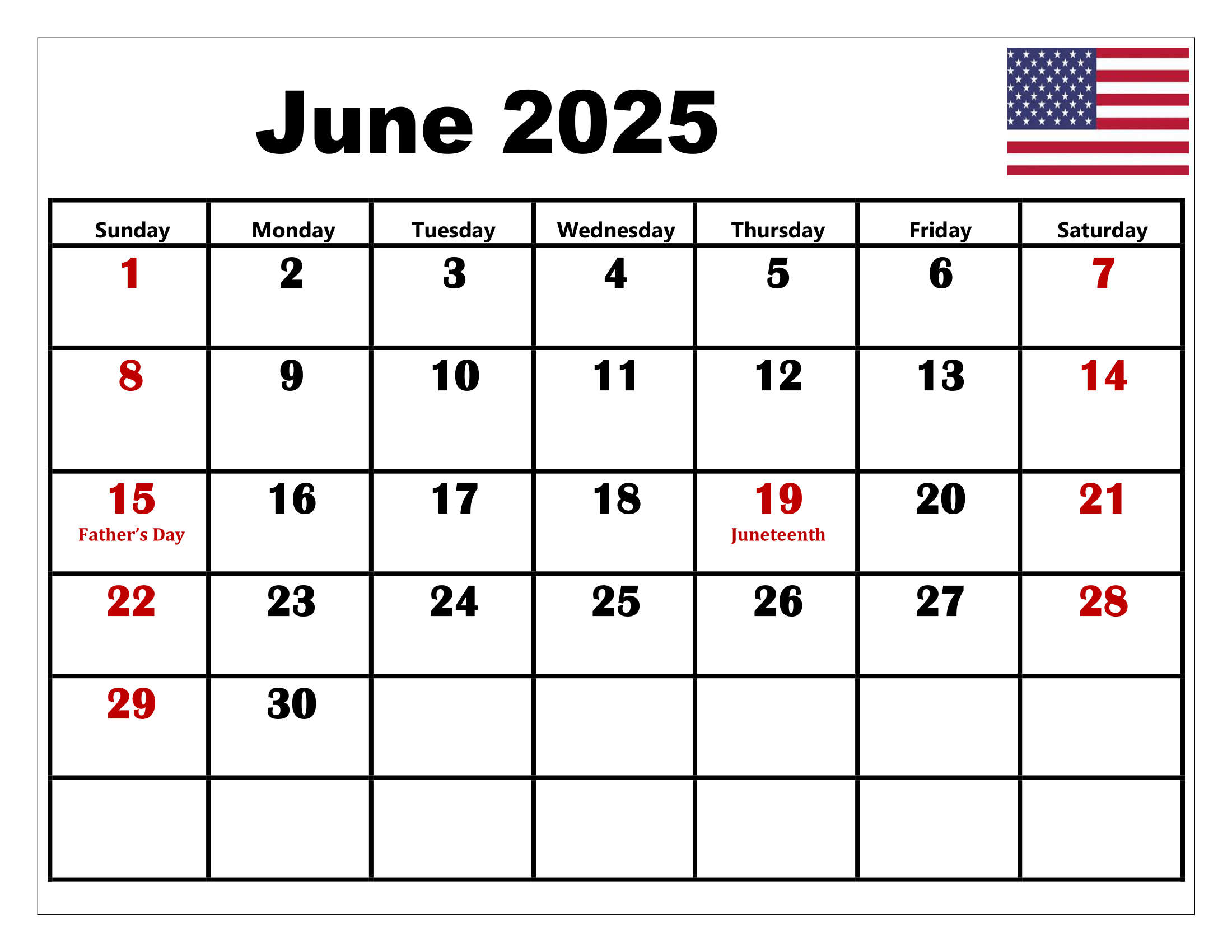 June 2025 Through May 2025 Calendar With Holidays Asger A Danielsen