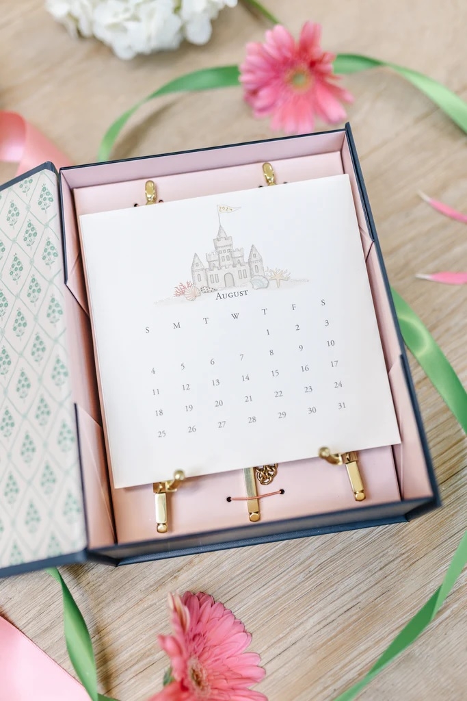 Karen Adams 2025 Classic Calendar Gold Easel Berings