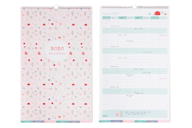 Kikki K Family Calendar 2025 William V McRae