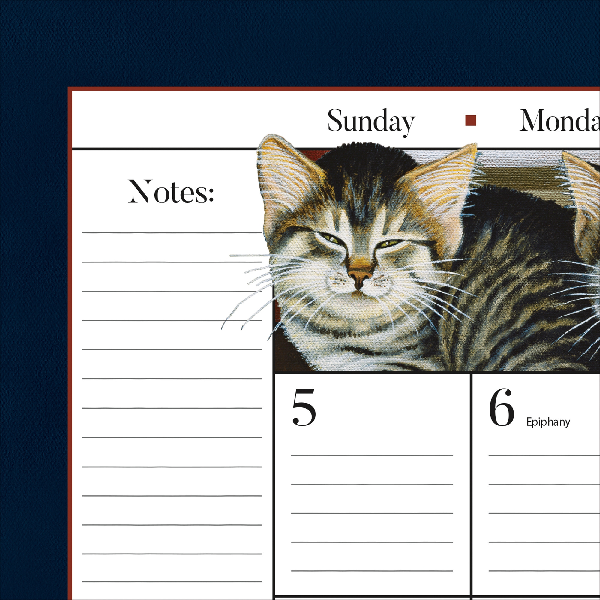 LANG American Cat Deskpad Calendar 2025 The Lang Store